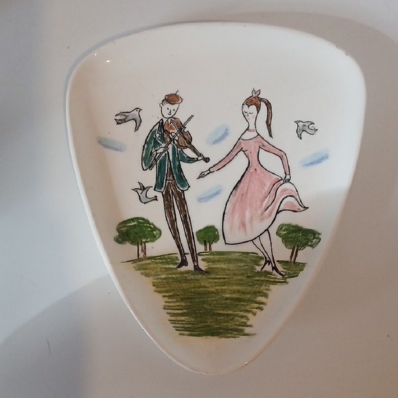 Vintage Other - Vintage Mcm 60s Rosenthal Porcelain Trinket Dish By Raymond Peynet